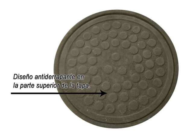 Aro y tapa para registro domiciliario de 50 cm.