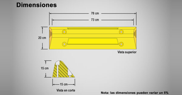 150 cm Radial Vehicle Confinement Bollard