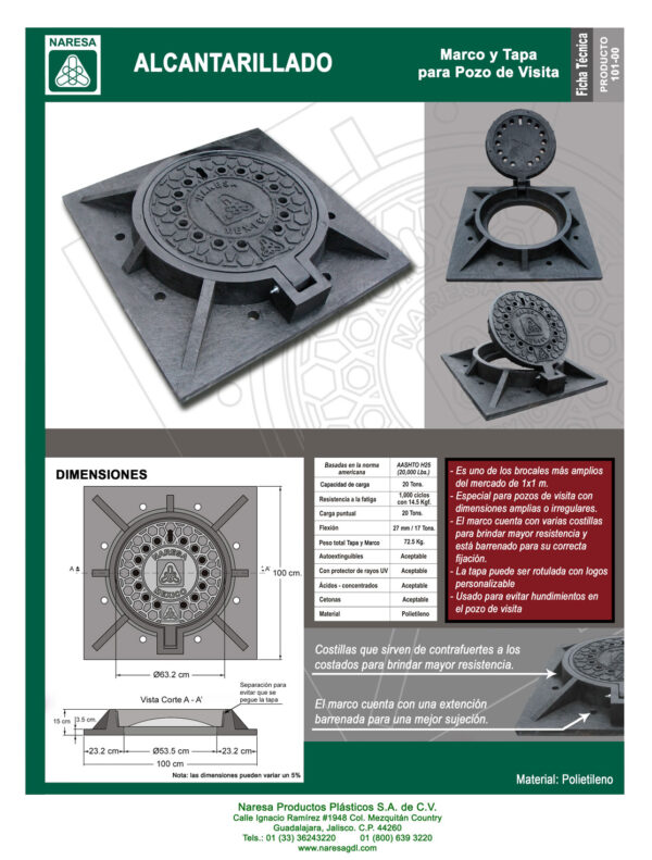 Frame and cover for manhole